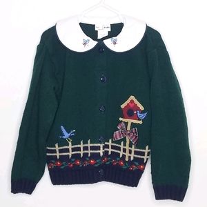 B.T. Kids Bird House Knit Cardigan Sweater 5
